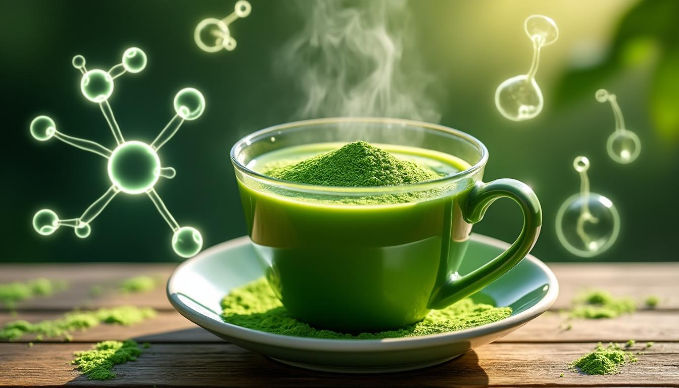 découvrez comment le thé matcha stimule l'oxydation des acides gras pour favoriser la perte de poids et améliorer la santé métabolique.