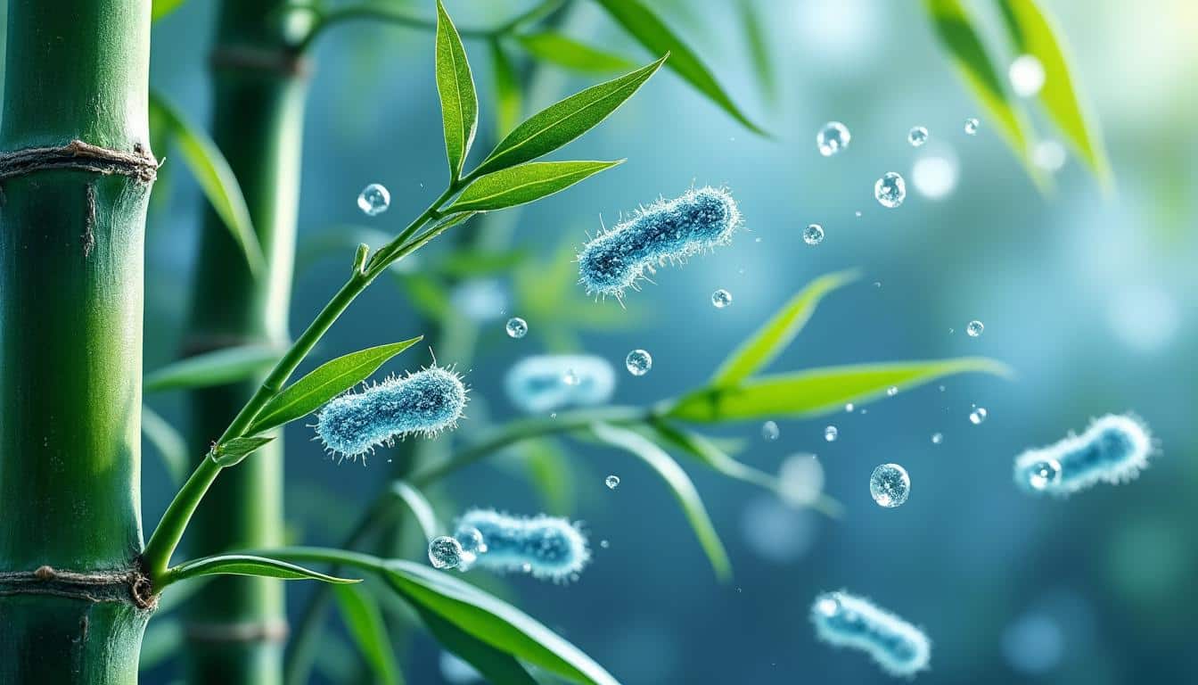 découvrez les fibres de bambou et leurs propriétés antibactériennes naturelles, idéales pour des textiles sains et respectueux de l'environnement.