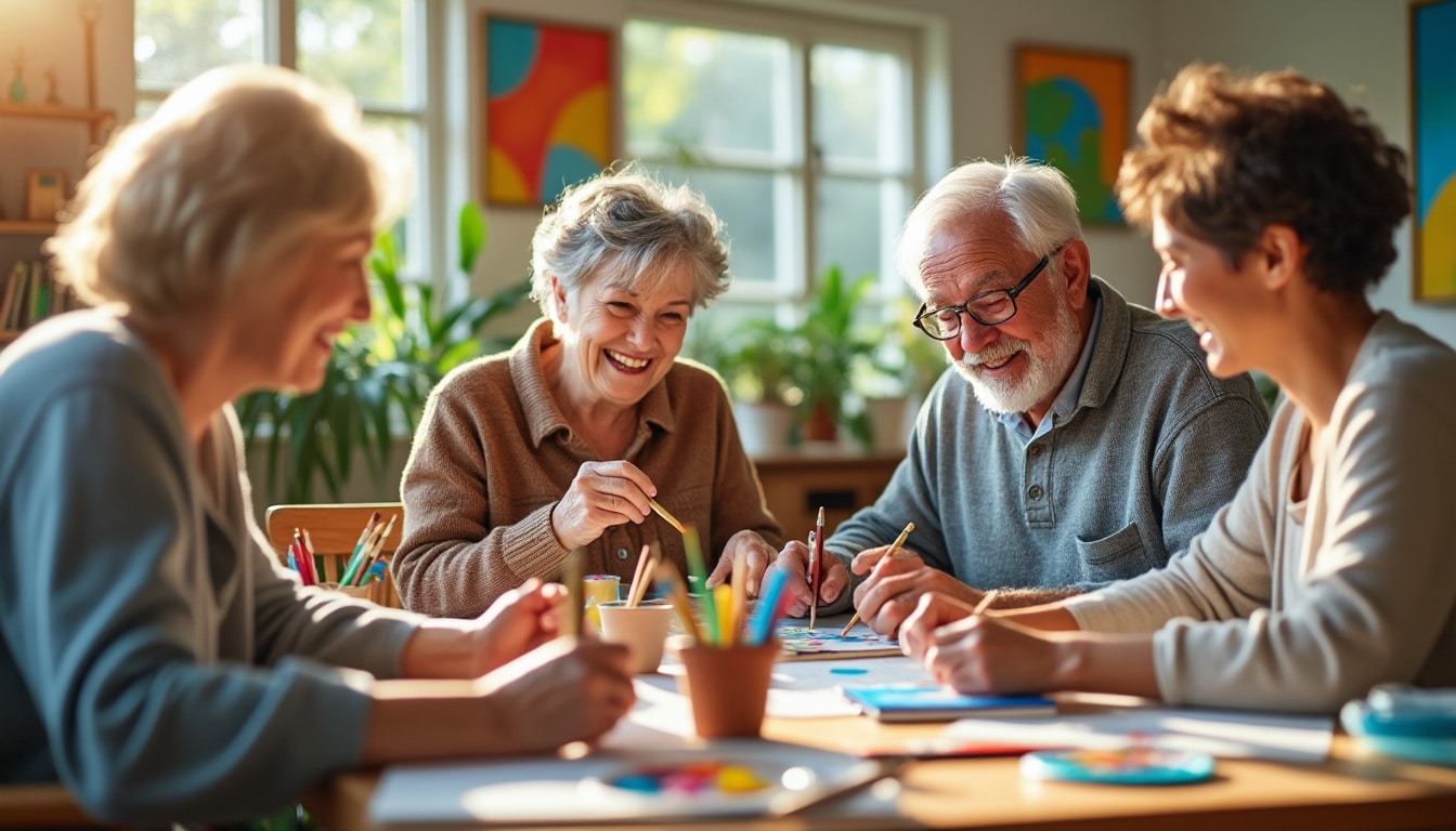 découvrez comment l'art-thérapie peut renforcer l'estime de soi chez les seniors en favorisant l'expression créative et le bien-être émotionnel.