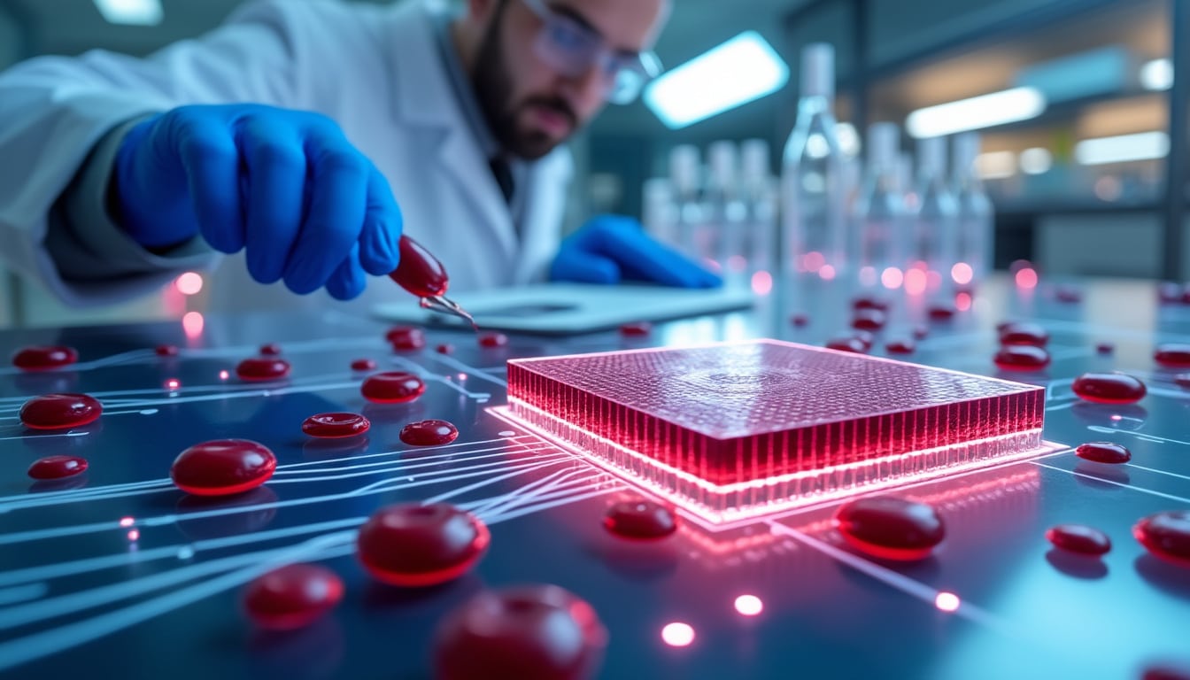 découvrez comment le laboratoire sur puce révolutionne et accélère les analyses de sang pour des diagnostics plus rapides et précis.