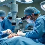 découvrez le rôle du microscope opératoire en neurochirurgie, ses usages au bloc et la manière dont il facilite les interventions de précision.